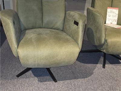 Lederland ROTTERDAM Showroommodel Temple  Electr  relax faut verwarming en massage